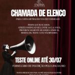 Curta-metragem "Veludo Vermelho" abre seleção de atrizes para gravações
